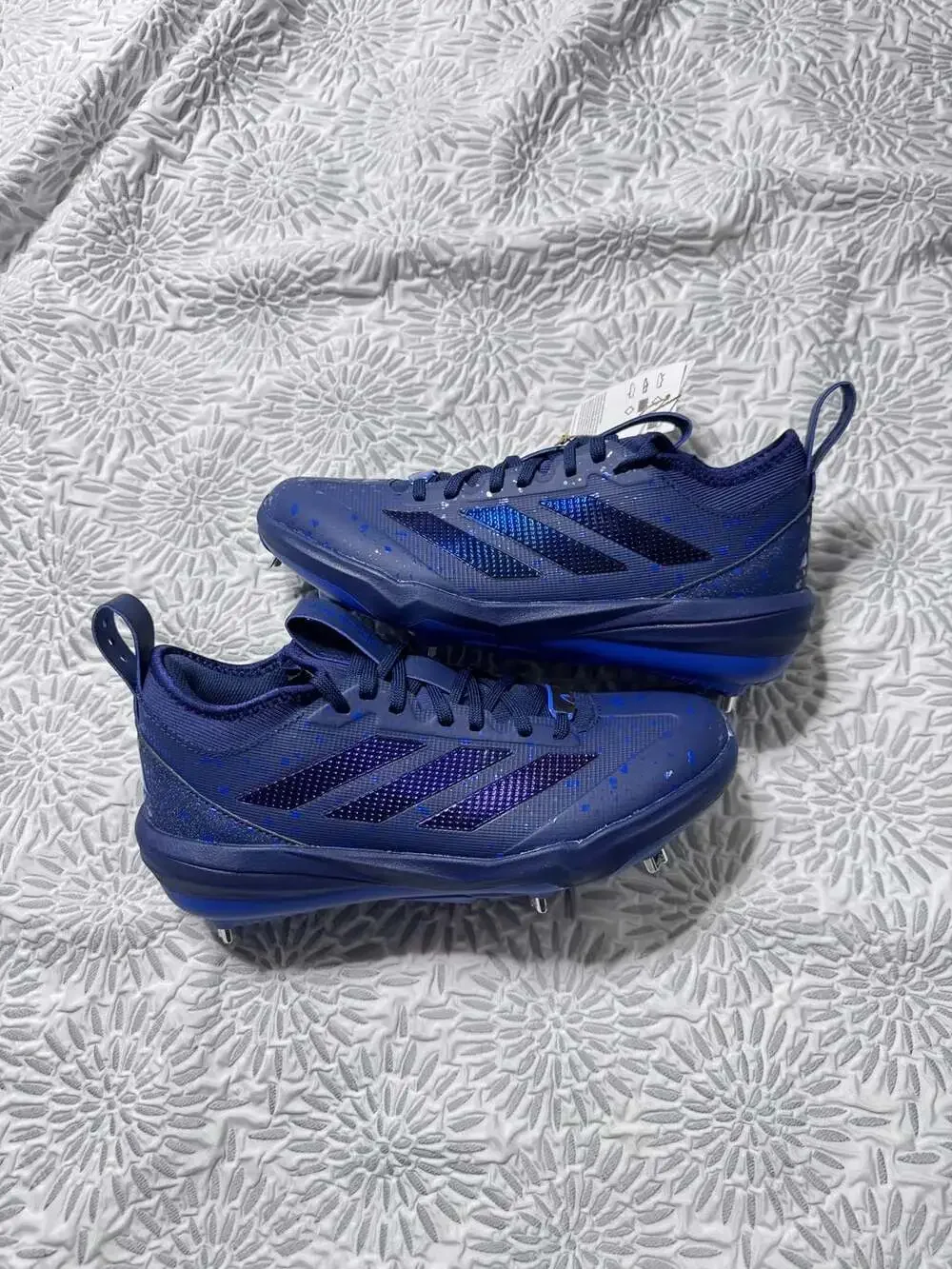 Adidas Adizero Impact 2.0 BSB Shades Baseball Cleats Blue 6.5 Men’s JQ2088
